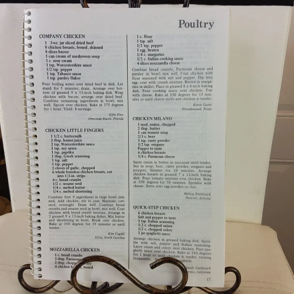 Potpourri of Poultry and Seafood Favorites